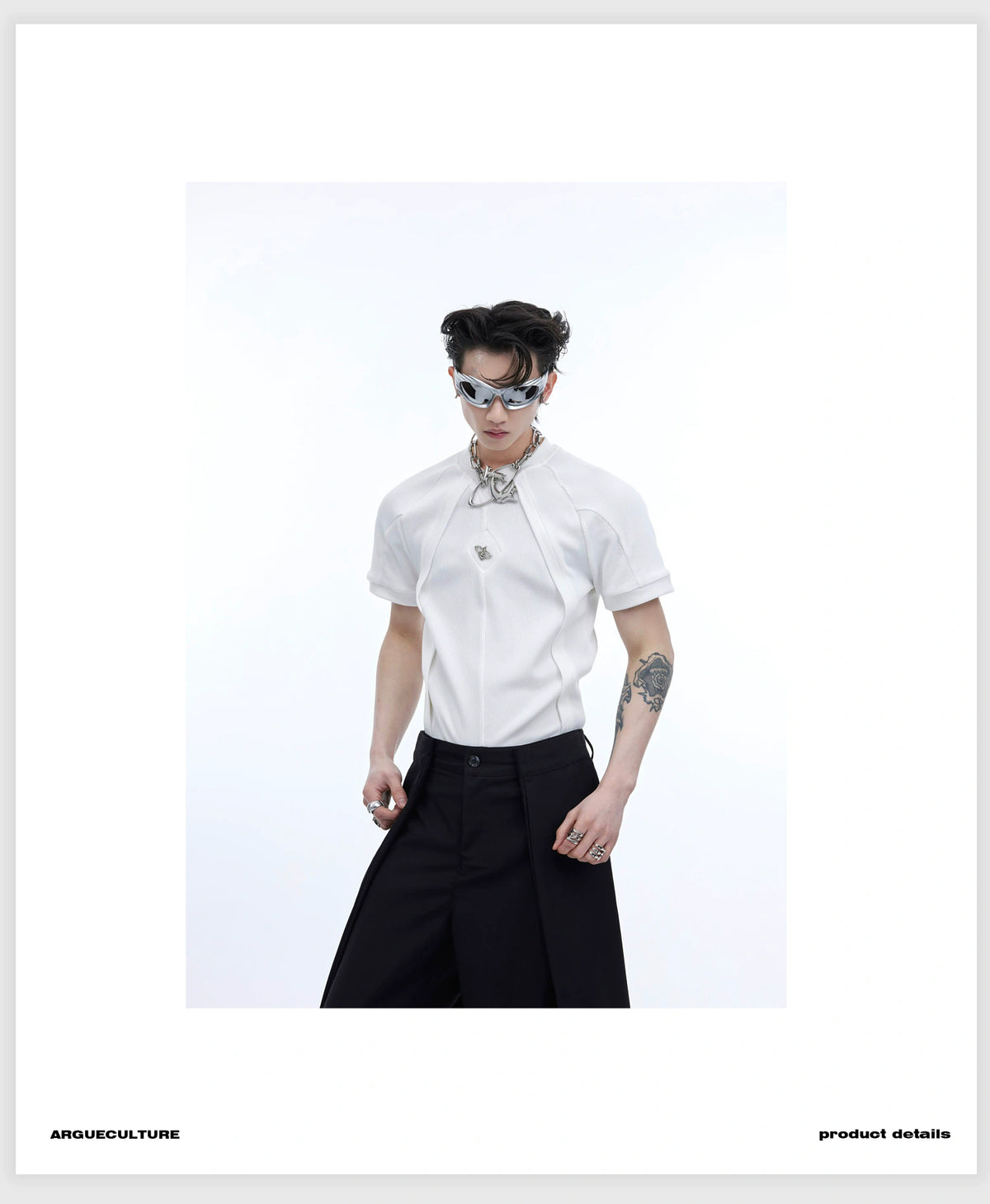 Deconstructed Slim-Fit Unisex T-Shirt | Short Sleeve - description image 4