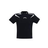 Structured Panel Crewneck T-Shirt | Unisex Style - Black