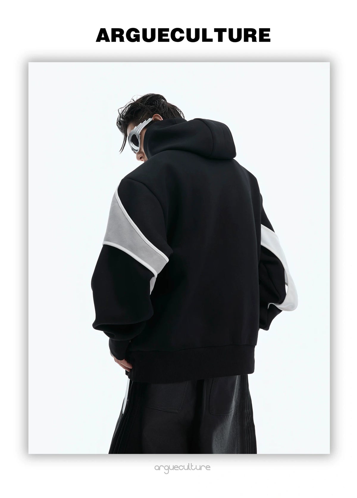 Deconstructed Layered Shoulder-Pad Tee | Streetwear - description image 5