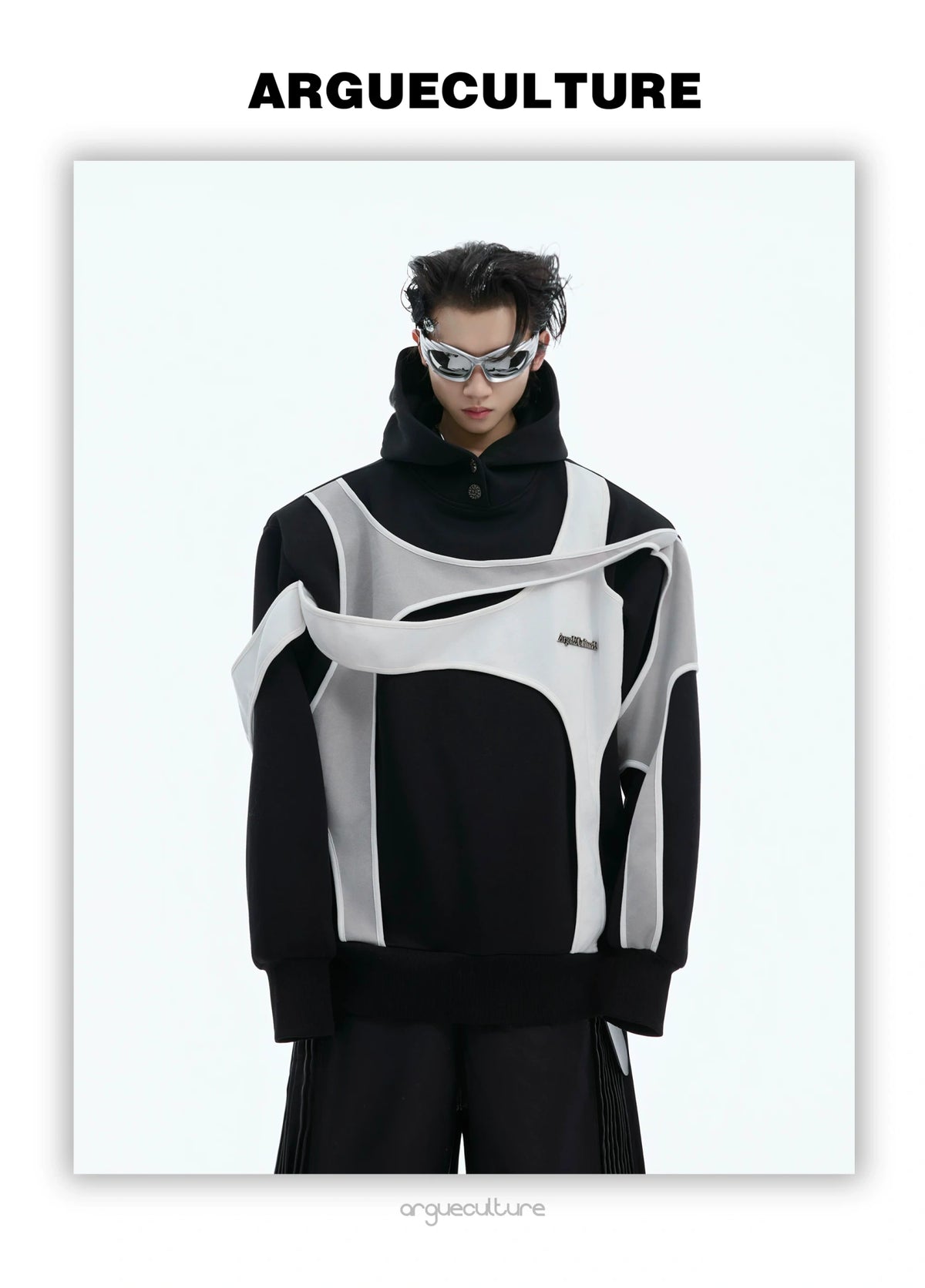 Deconstructed Layered Shoulder-Pad Tee | Streetwear - description image 9