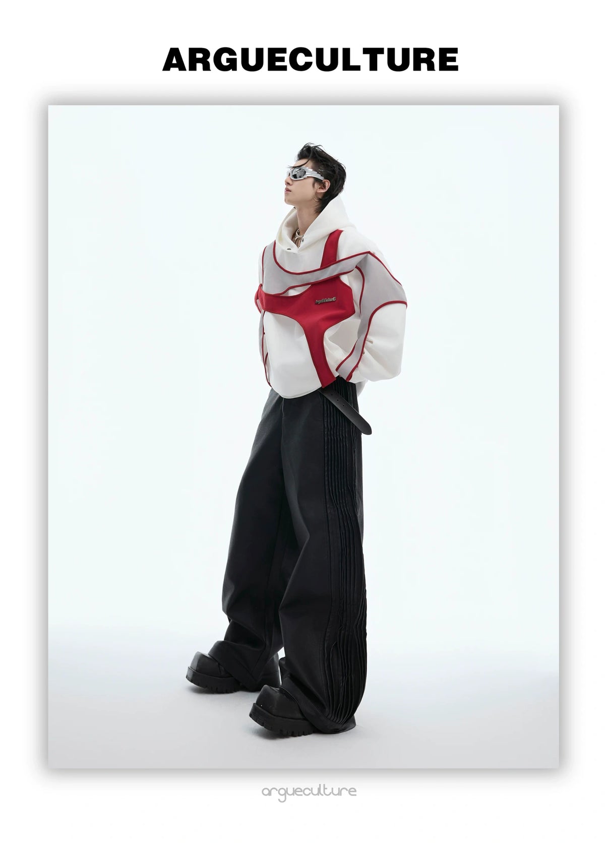 Deconstructed Layered Shoulder-Pad Tee | Streetwear - description image 12