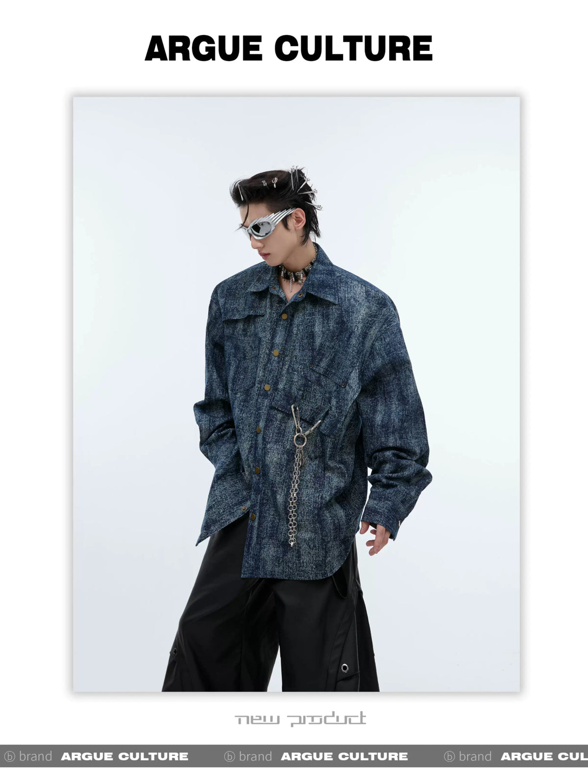 Cotton Tie-Dye Gradient Polo Shirt | Relaxed Fit - description image 10