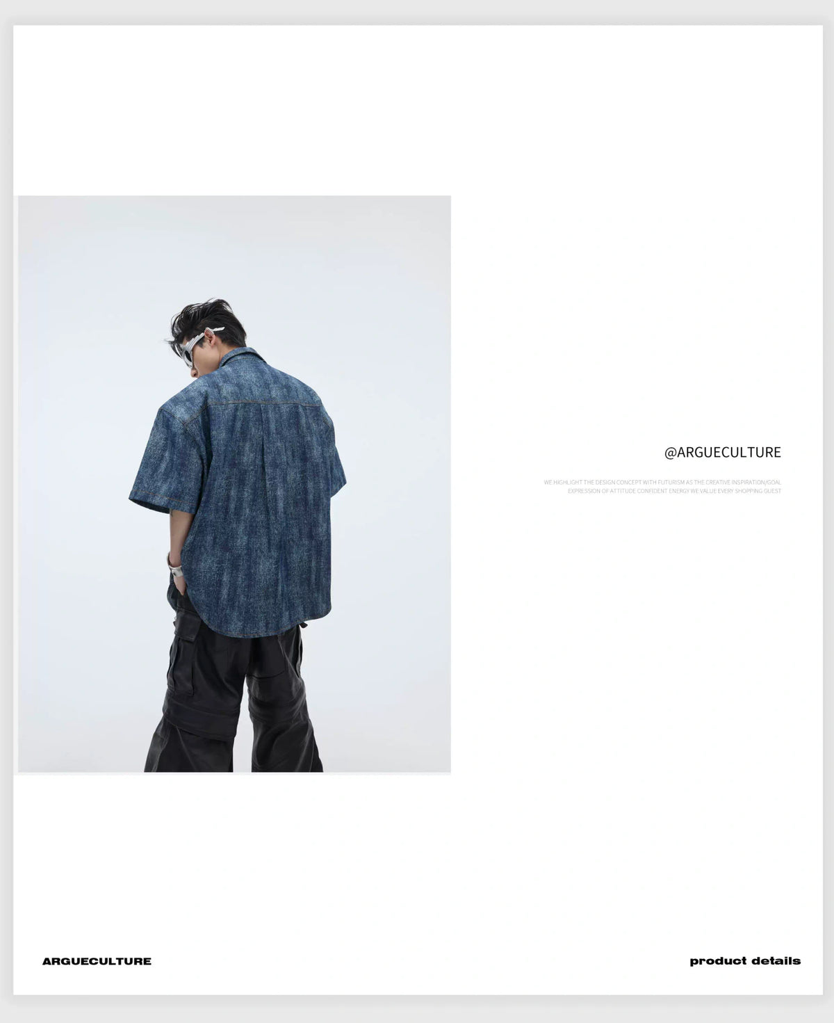 Cotton Tie-Dye Gradient Polo Shirt | Relaxed Fit - description image 11