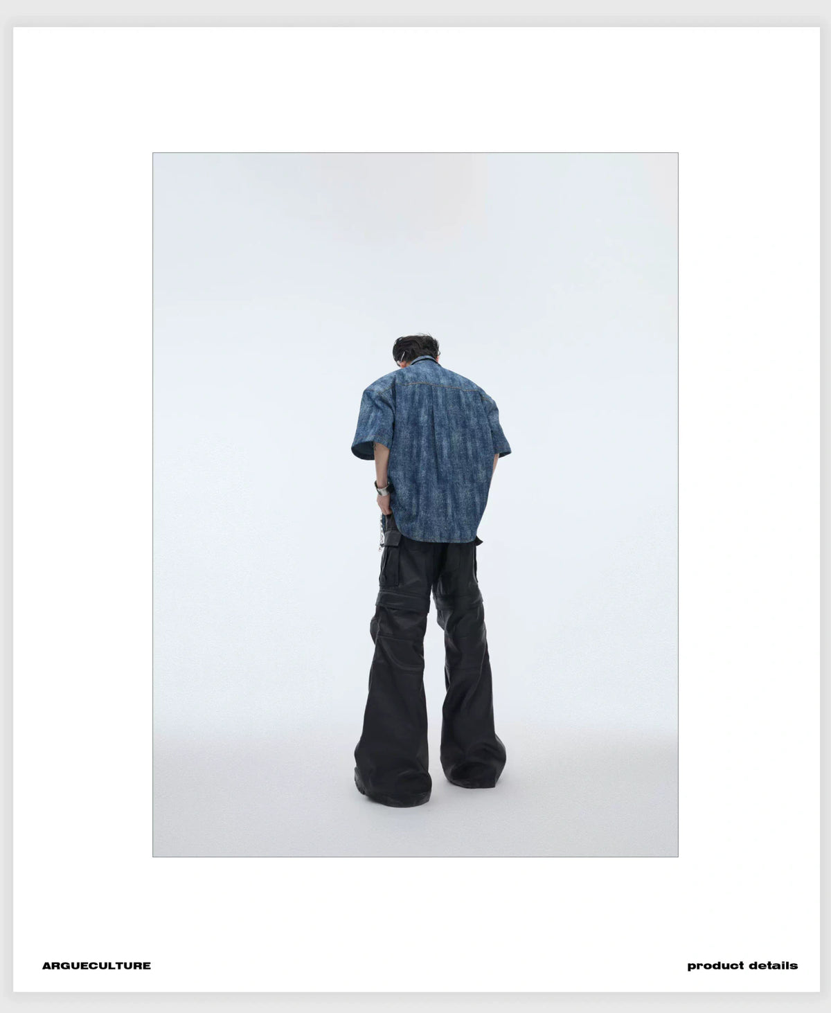 Cotton Tie-Dye Gradient Polo Shirt | Relaxed Fit - description image 14