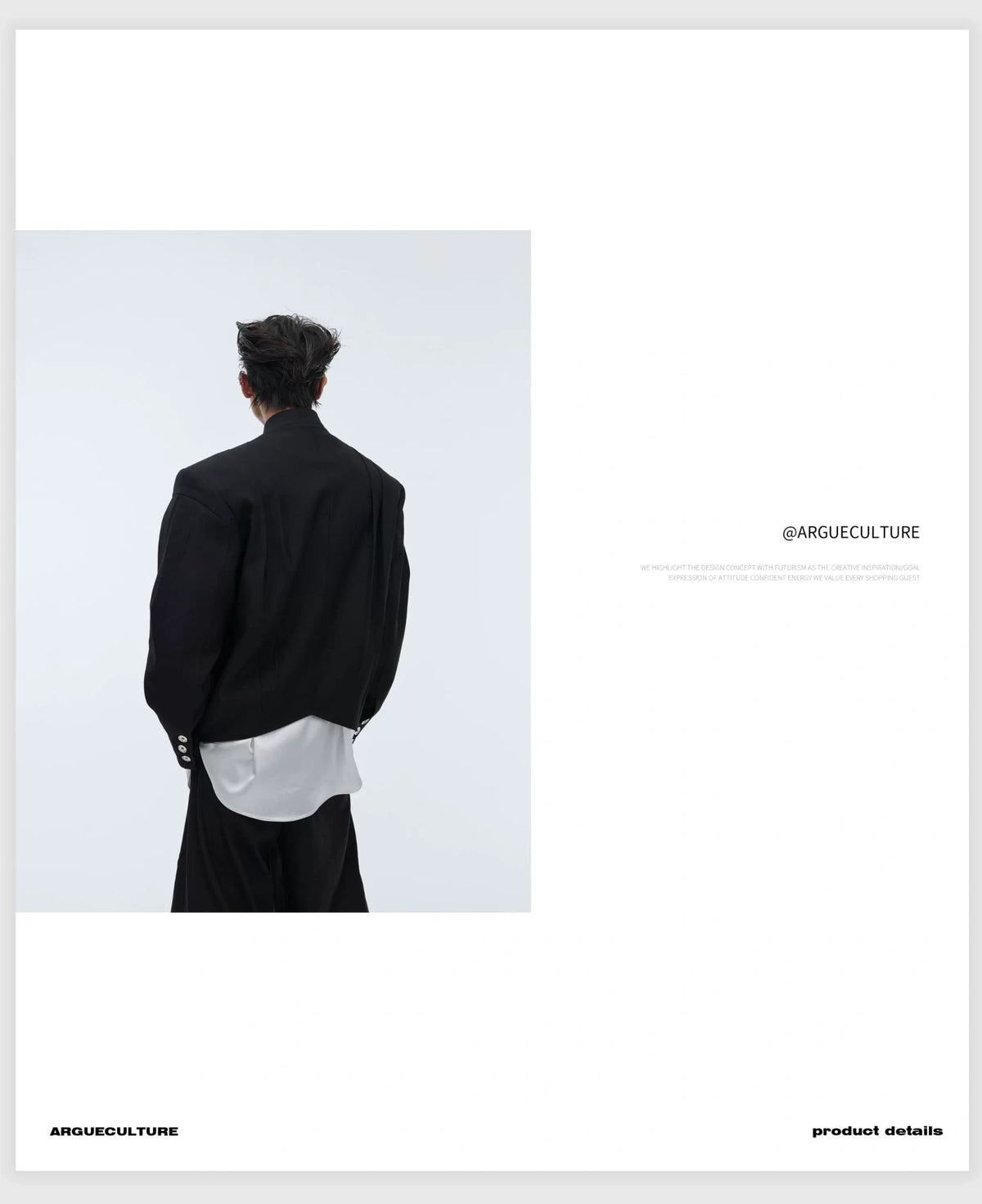 Pleated Frog-Button Jacket | Relaxed New-Chinese Style - description image 14