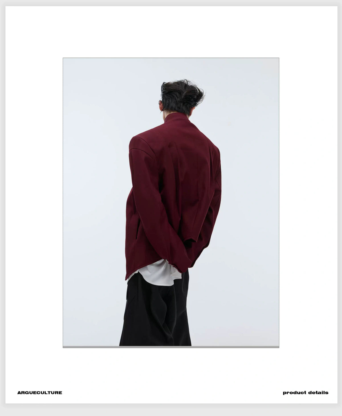 Pleated Frog-Button Jacket | Relaxed New-Chinese Style - description image 19