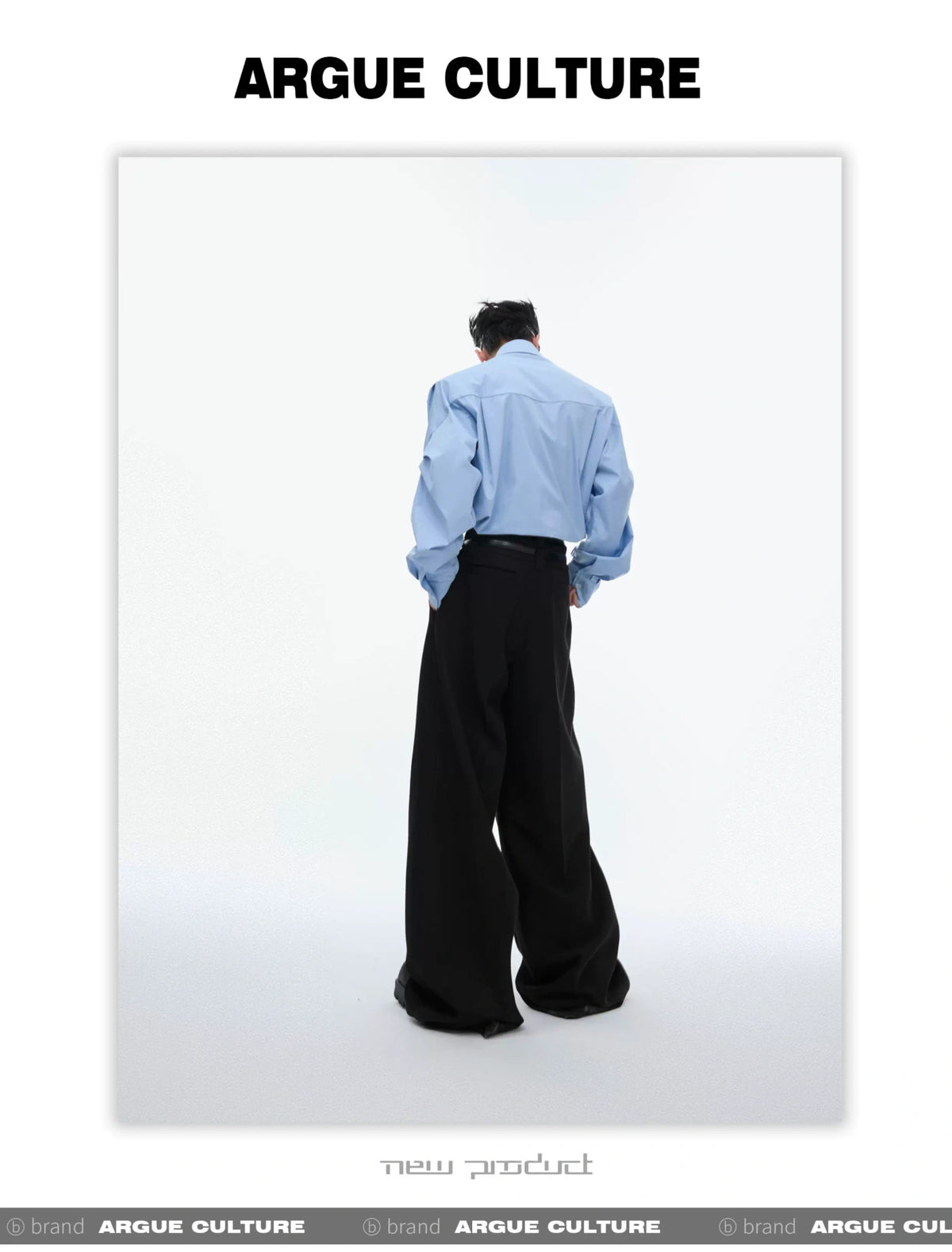 Deconstructed Double-Collar Shirt | Relaxed Fit - description image 9