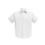 Deconstructed Double-Collar Shirt | Relaxed Fit - Lehou White