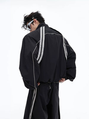 Color-Blocked Nylon Shirt and Pants Separates - main image 3
