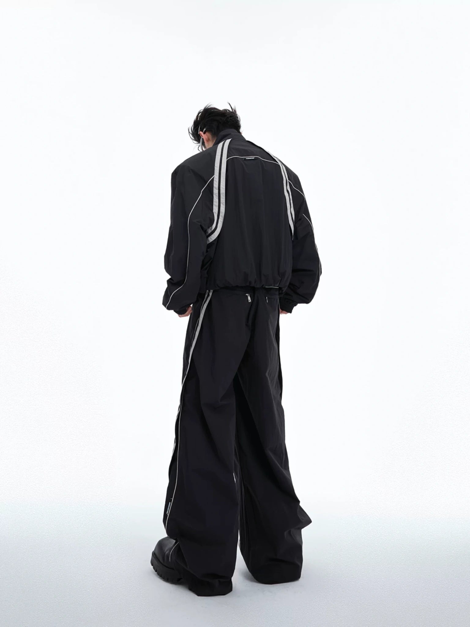 Color-Blocked Nylon Shirt and Pants Separates - main image 5