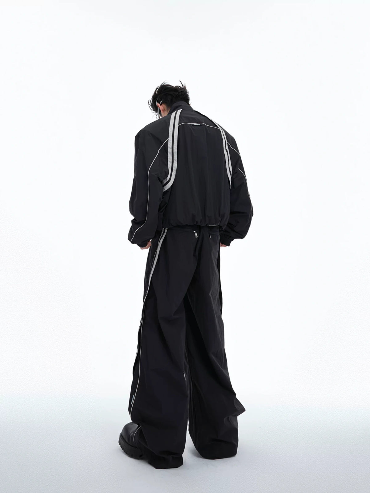Color-Blocked Nylon Shirt and Pants Separates - main image 5