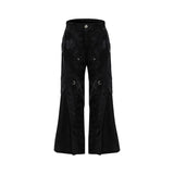 Deconstructed Black Wide-Leg Pants | Argue Culture - Black