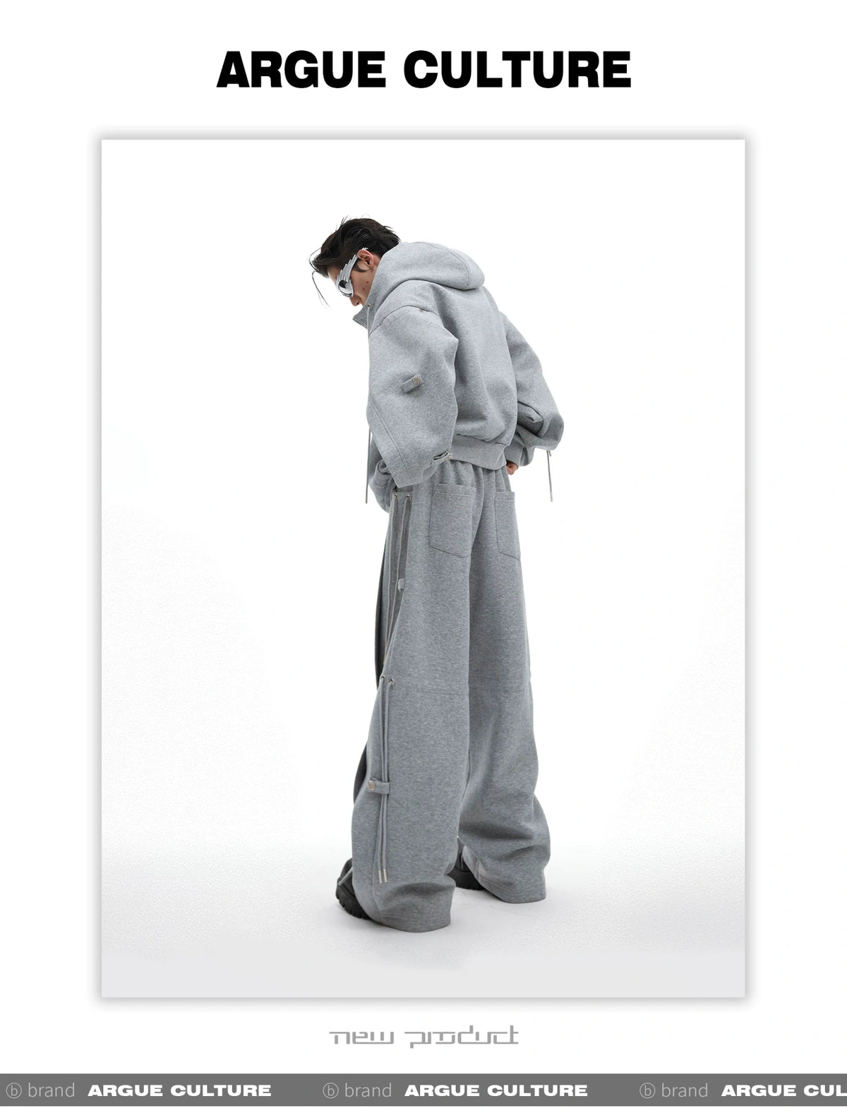 Deconstructed Wide-Leg Drawstring Pants | Fall Streetwear - description image 15