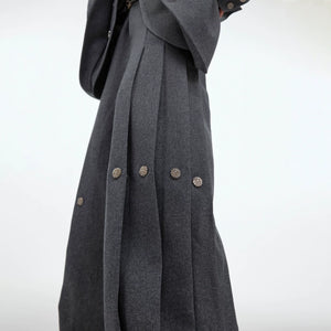 Deconstructed Pleated Wide-Leg Trousers | Relaxed Fit - main image 3