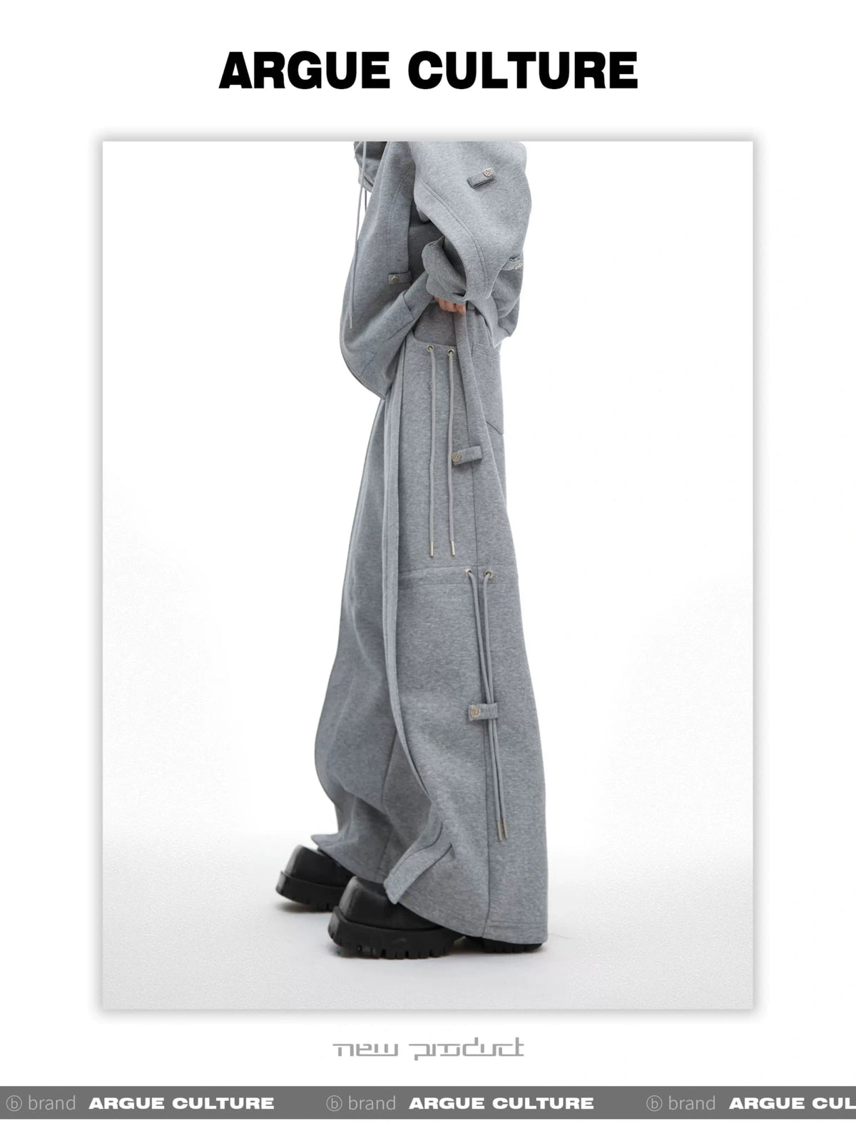 Loose Hoodie and Wide-Leg Pants Set | Streetwear - description image 12
