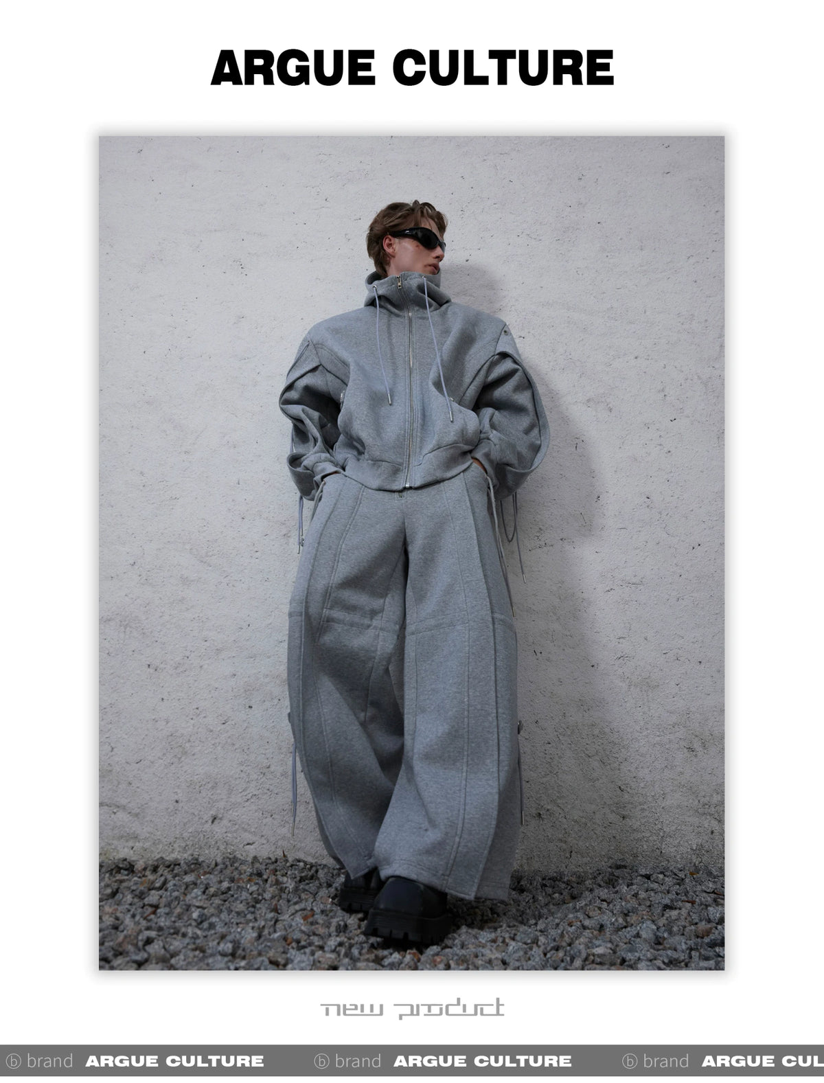 Loose Hoodie and Wide-Leg Pants Set | Streetwear - description image 14