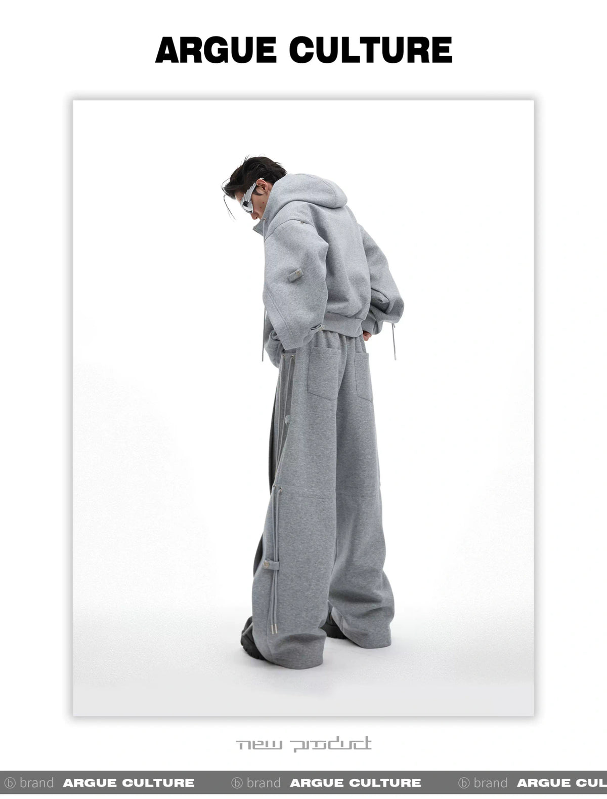 Loose Hoodie and Wide-Leg Pants Set | Streetwear - description image 15