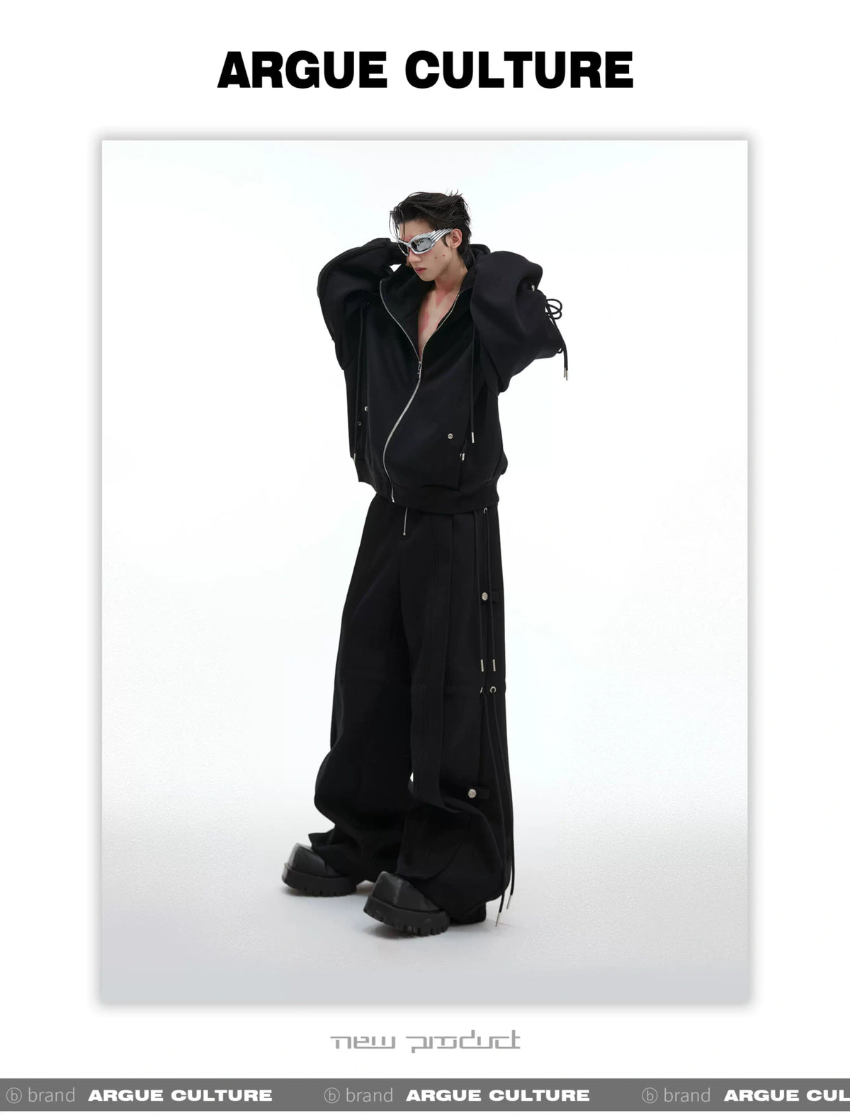 Loose Hoodie and Wide-Leg Pants Set | Streetwear - description image 20