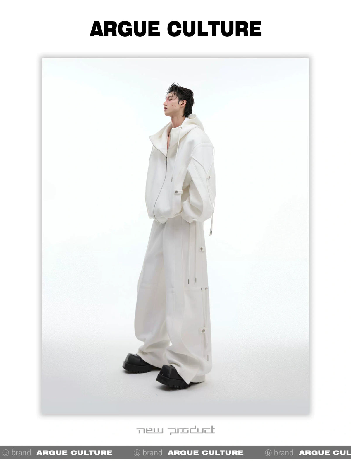 Loose Hoodie and Wide-Leg Pants Set | Streetwear - description image 23