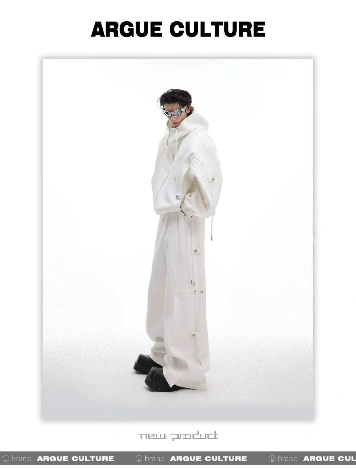 Loose Hoodie and Wide-Leg Pants Set | Streetwear - description image 24