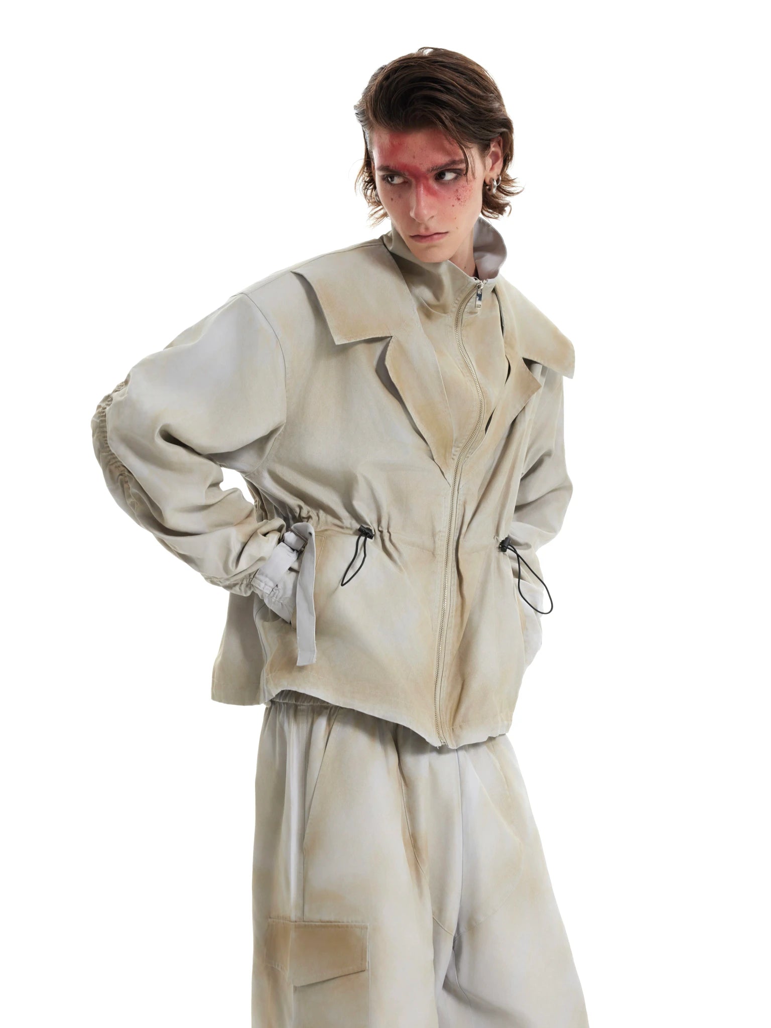 Deconstructed Gradient Cargo Pants | Relaxed Fit - main image 1