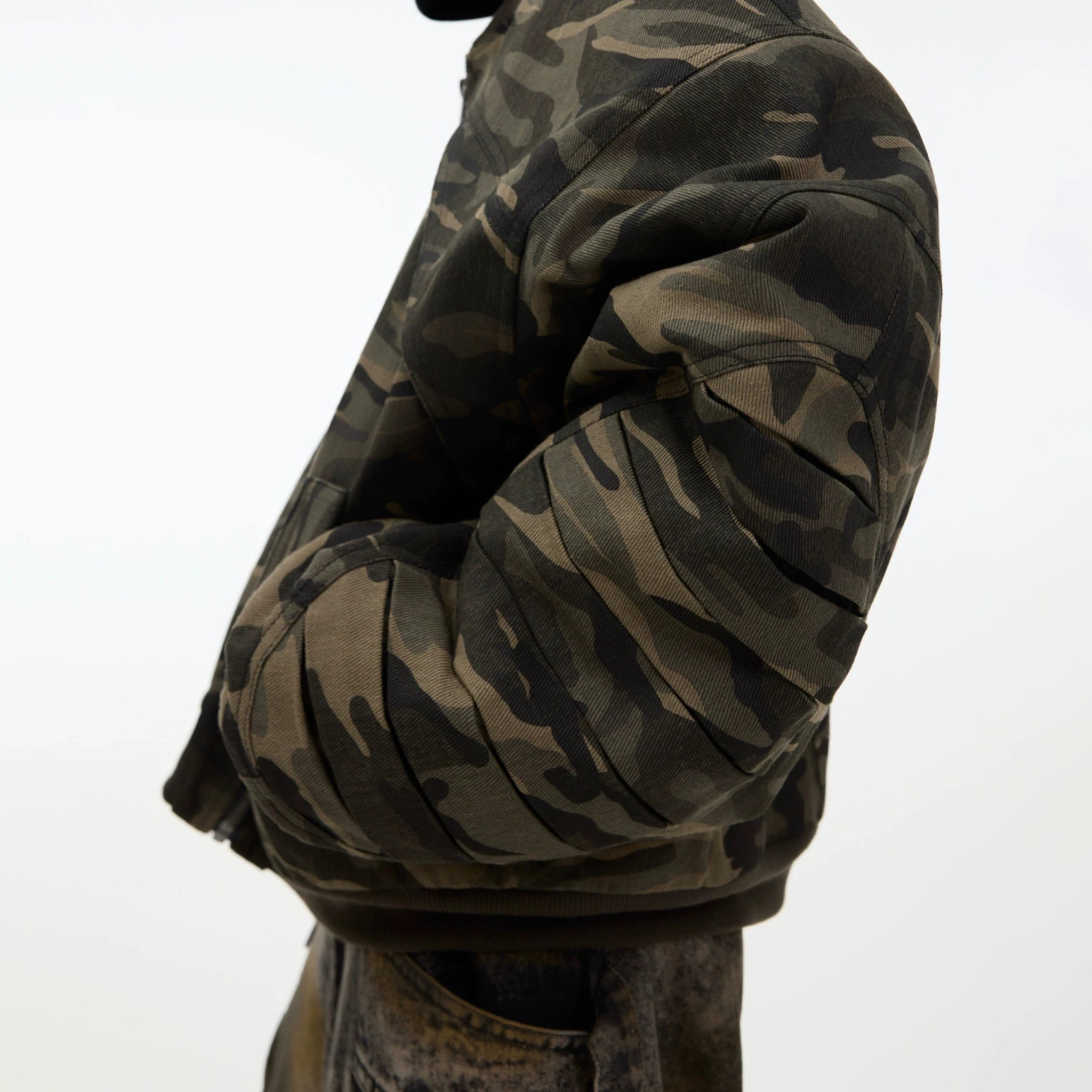 Unisex Camouflage Cotton Bomber Jacket | Loose Fit - main image 5