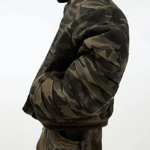 Unisex Camouflage Cotton Bomber Jacket | Loose Fit - main image 5