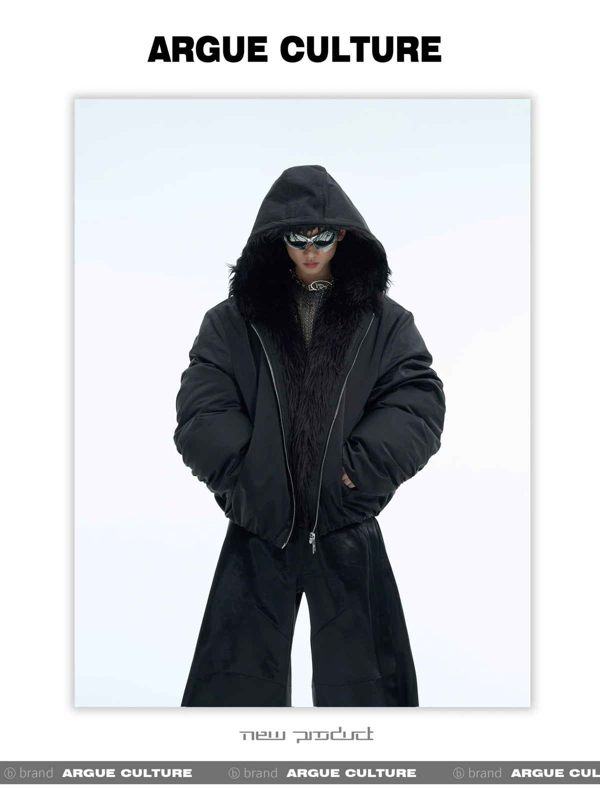 Plush-Lined Hooded Insulated Jacket | Relaxed Fit - description image 4