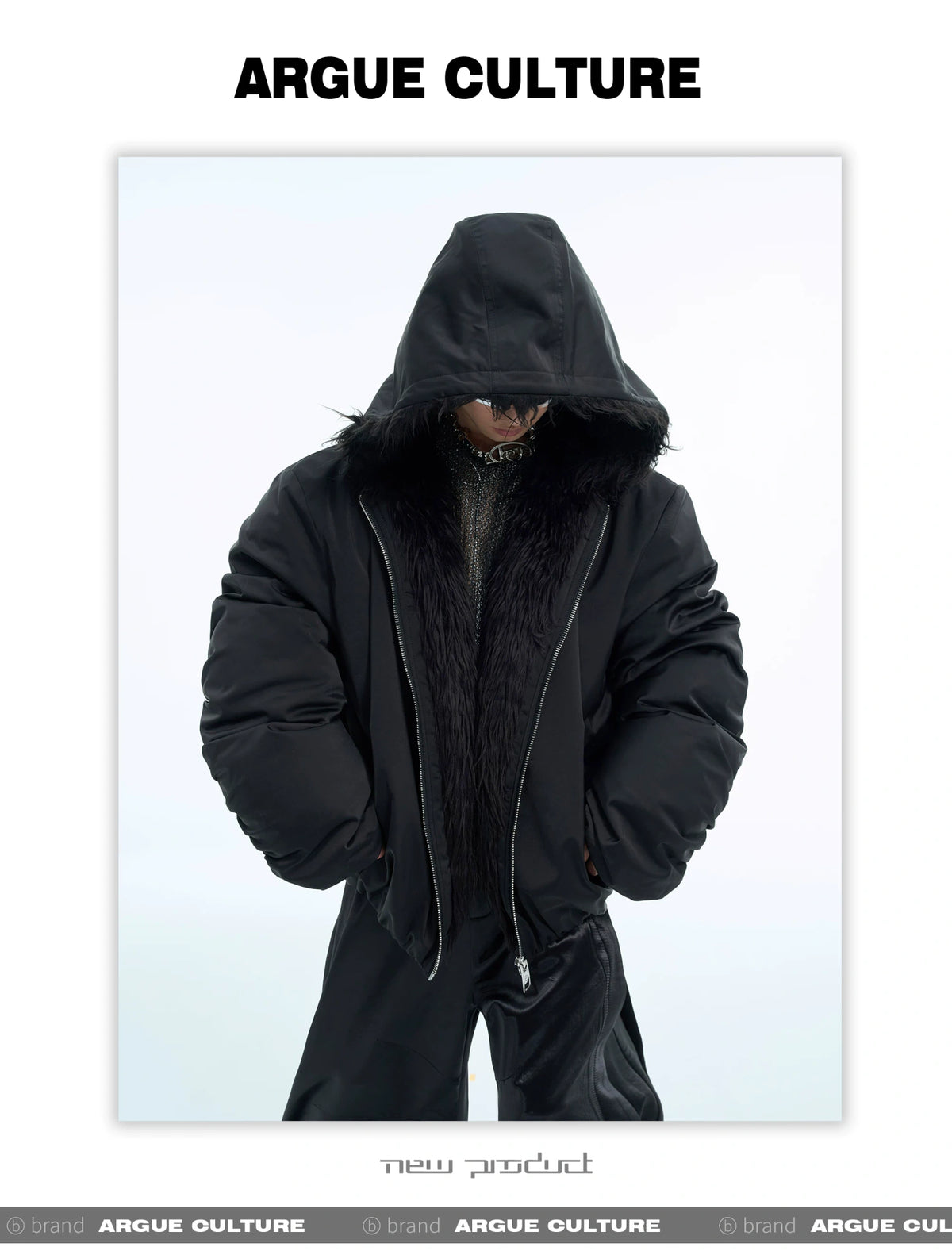 Plush-Lined Hooded Insulated Jacket | Relaxed Fit - description image 6