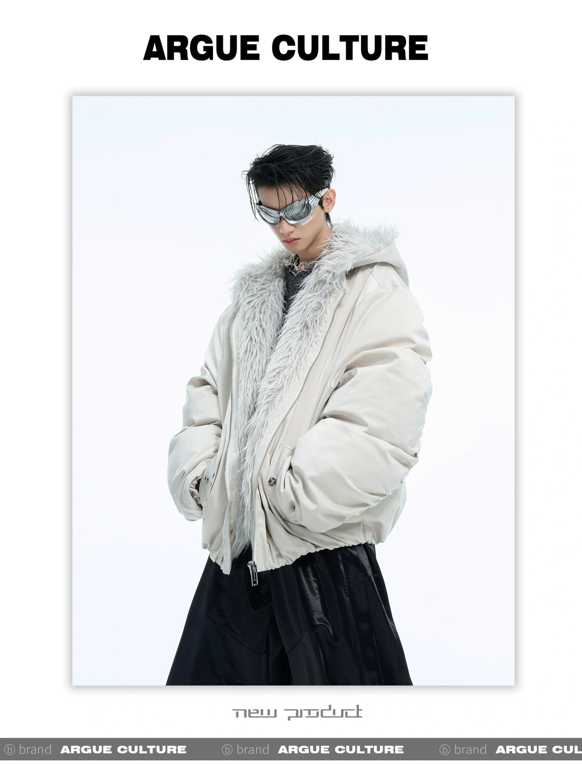 Plush-Lined Hooded Insulated Jacket | Relaxed Fit - description image 12