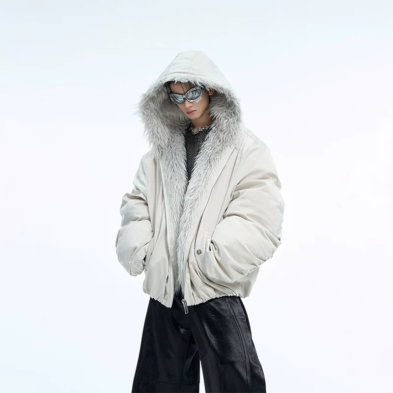 Plush-Lined Hooded Insulated Jacket | Relaxed Fit - main image 3