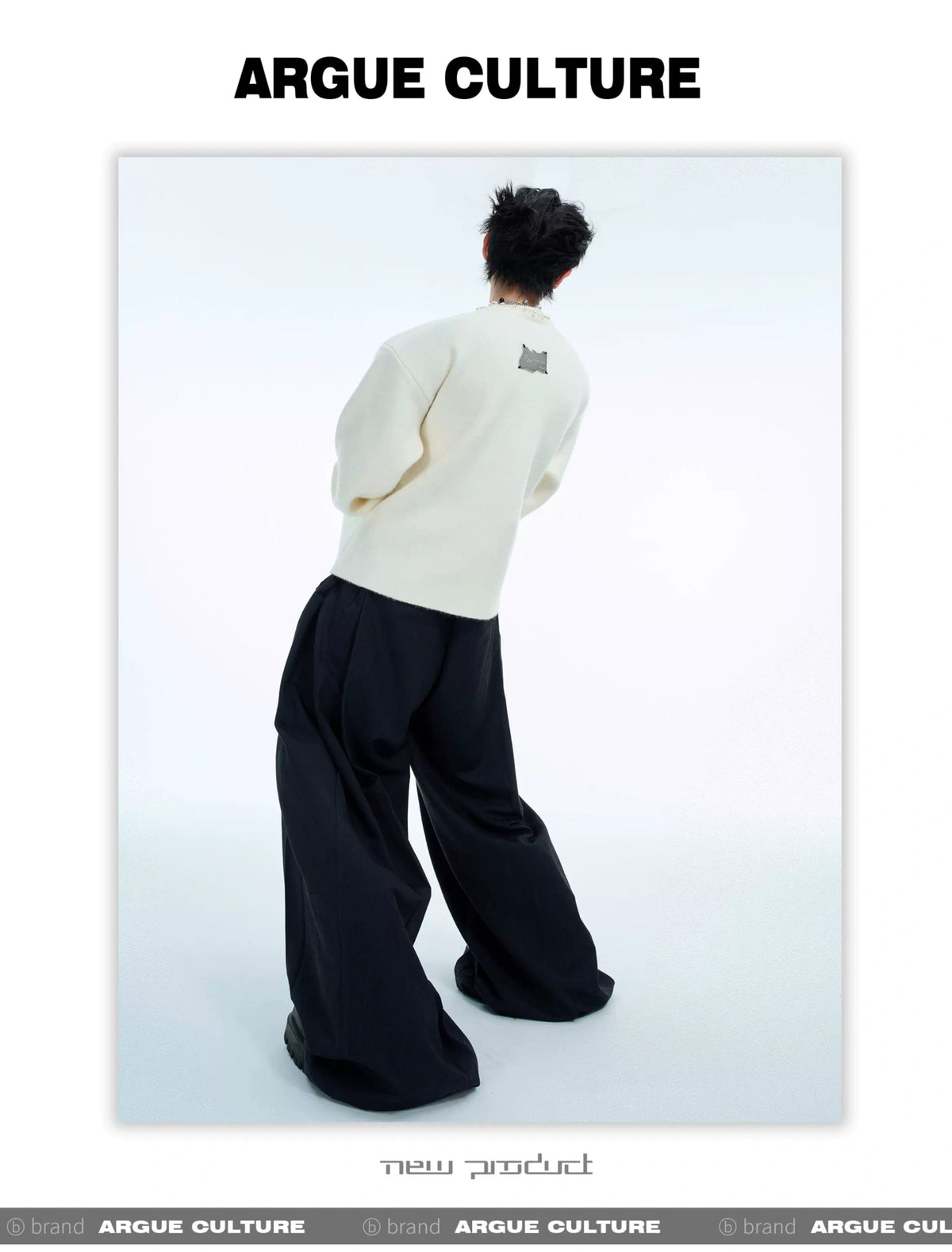Pearl-Trimmed Short Cardigan Sweater | Argue Culture - description image 6