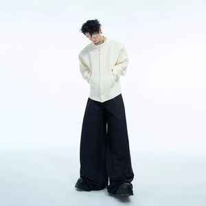 Pearl-Trimmed Short Cardigan Sweater | Argue Culture - main image 5