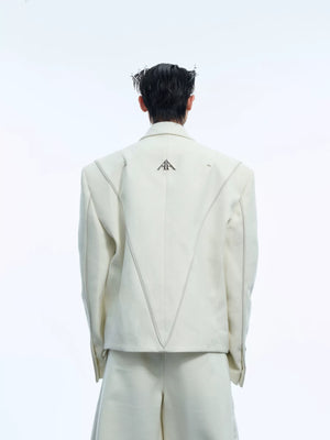 Deconstructed Oversized Suit Jacket | Unisex Streetwear - main image 1