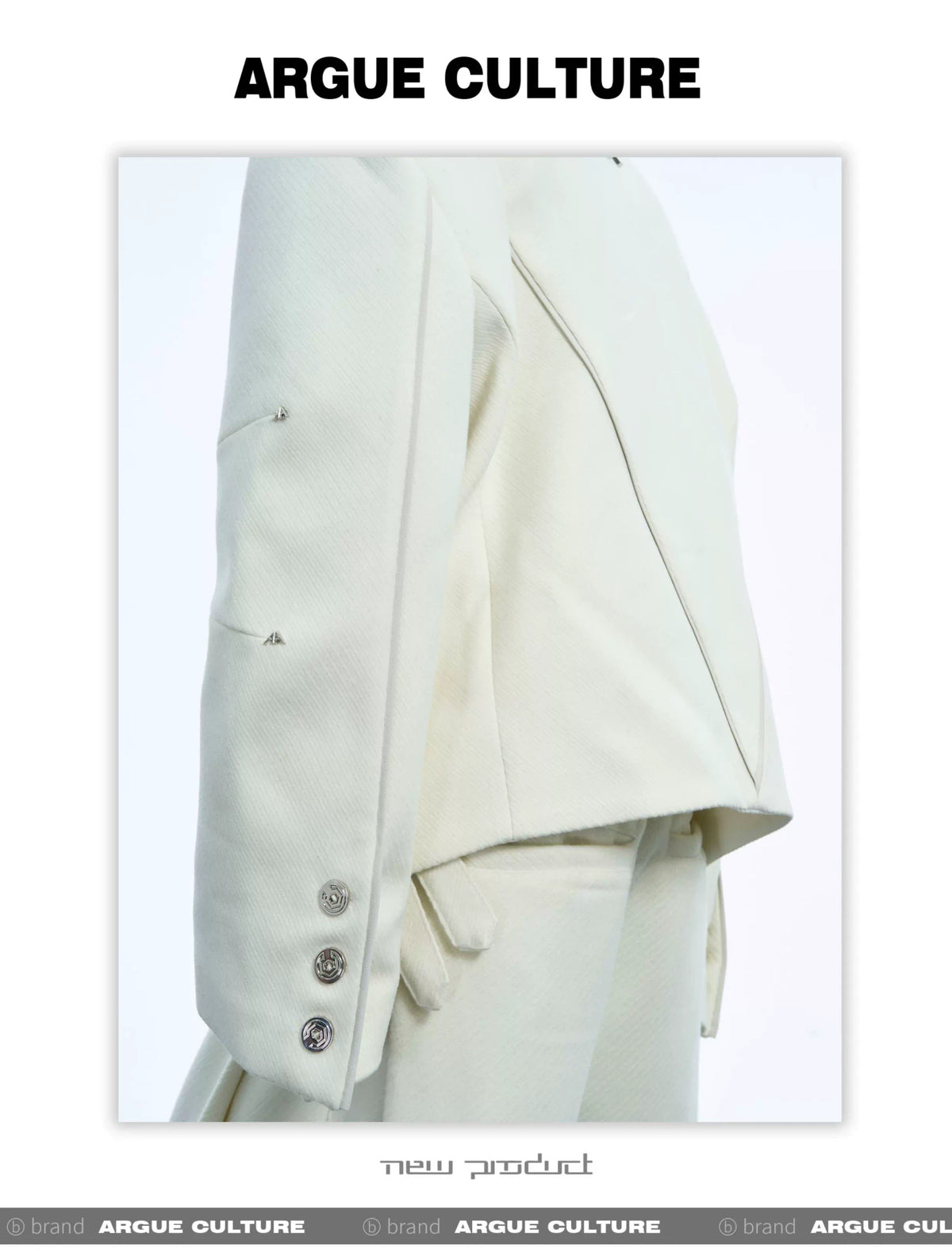 Deconstructed Oversized Suit Jacket | Avant-Garde - description image 4