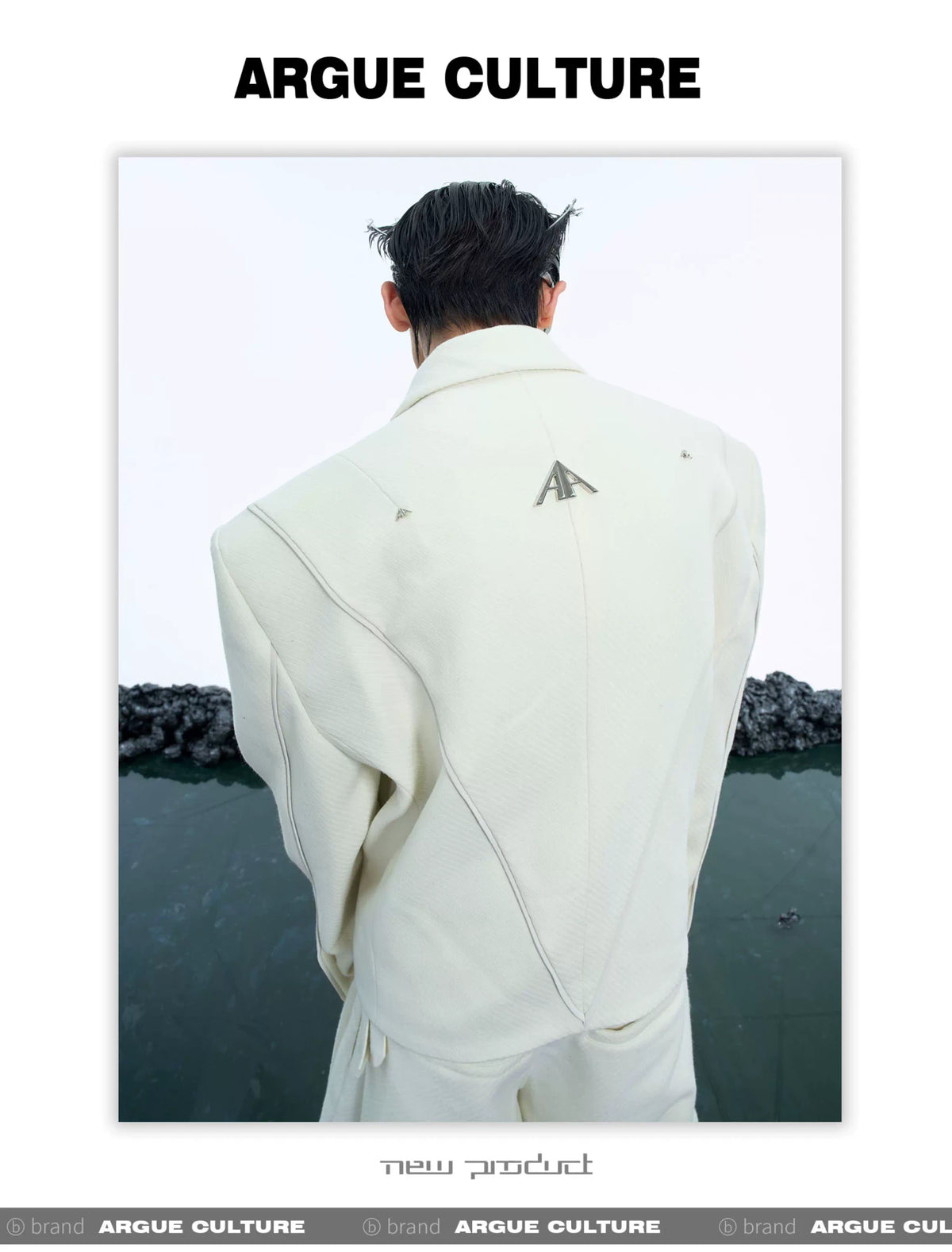 Deconstructed Oversized Suit Jacket | Avant-Garde - description image 5