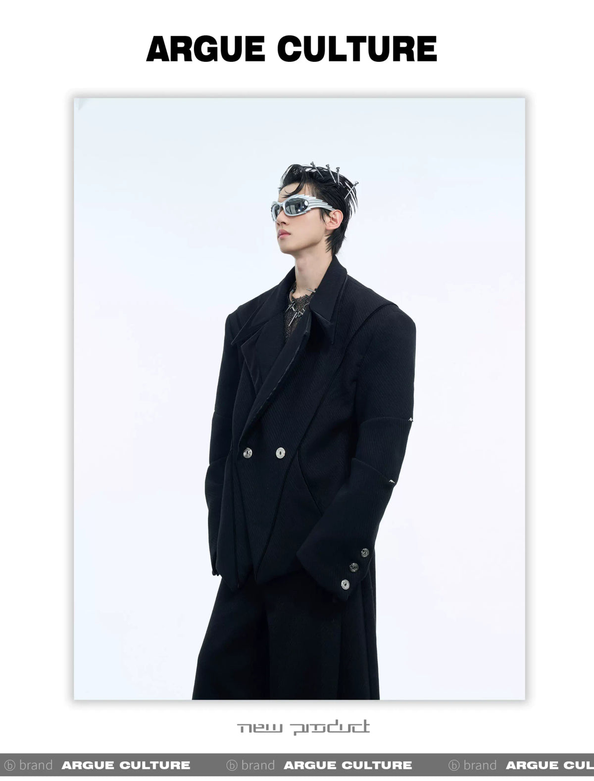 Deconstructed Oversized Suit Jacket | Avant-Garde - description image 20