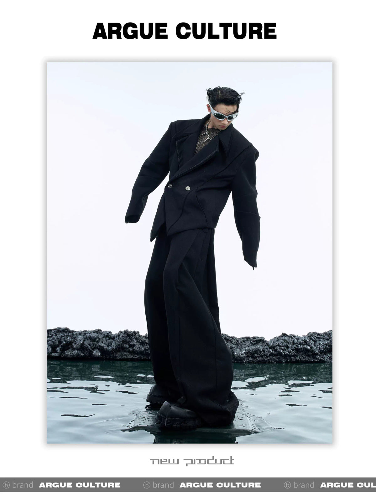 Deconstructed Oversized Suit Jacket | Avant-Garde - description image 25