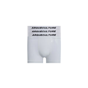 Layered Waistband Boxer Briefs in Nylon Modal Blend - White
