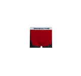 Flame-Print Nylon Boxer Briefs | Mid-Rise Quick-Dry - Red