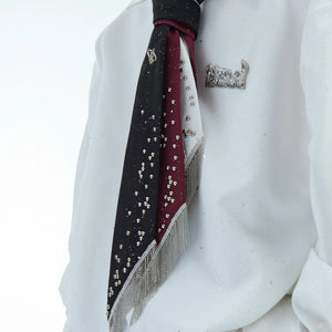 Metal Rivet Tassel Bolo Tie | Avant-Garde Accessory - main image 3