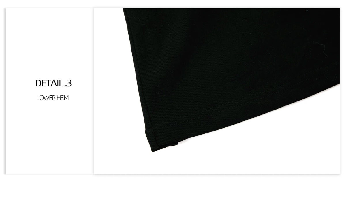 Rhinestone Cotton Blend Long-Sleeve Unisex T-Shirt - description image 3
