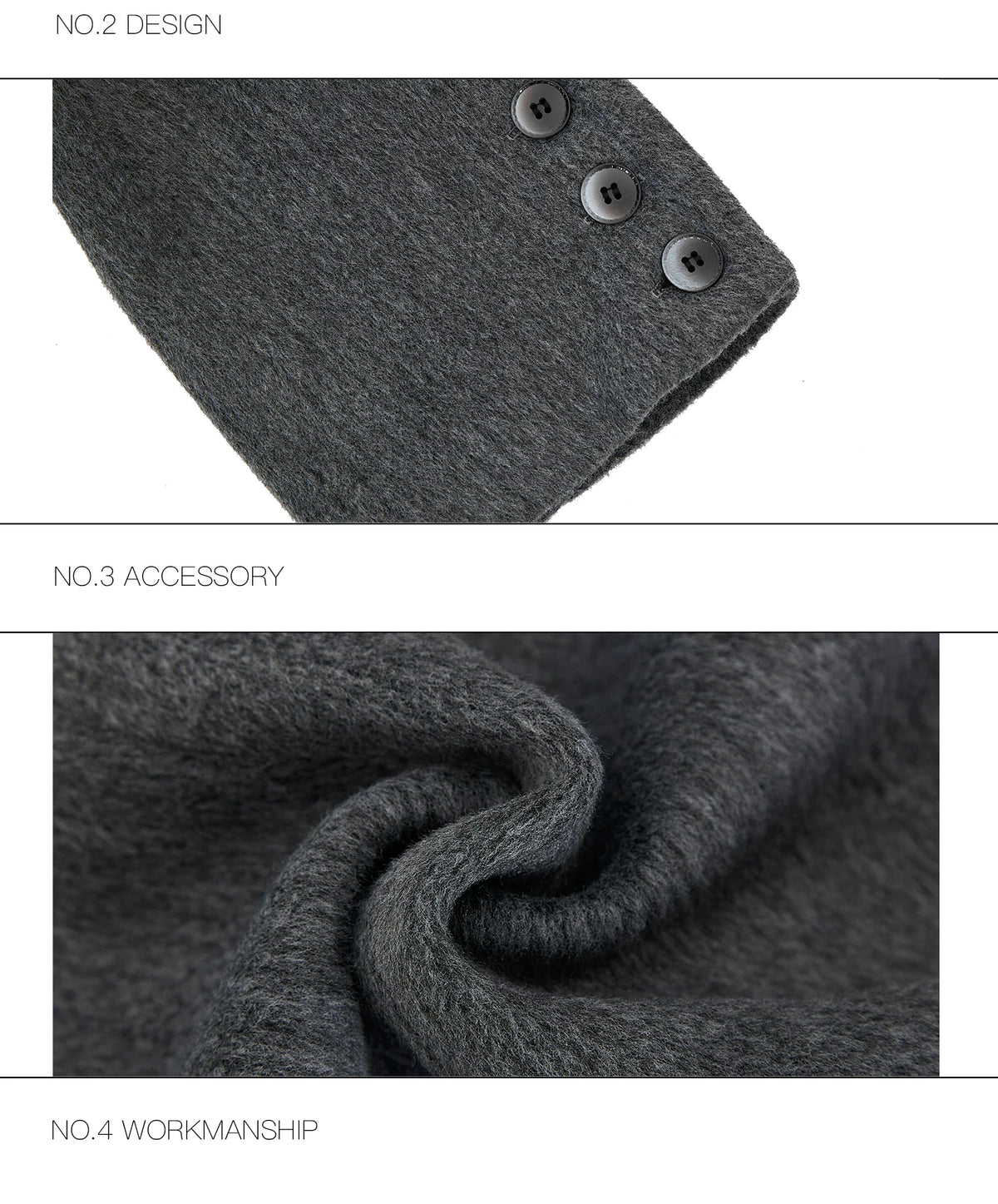 Metal Strap Longline Coat | Deconstructed Outerwear - description image 23