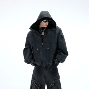 Reversible Hooded Padded Jacket | Relaxed Fit - main image 1