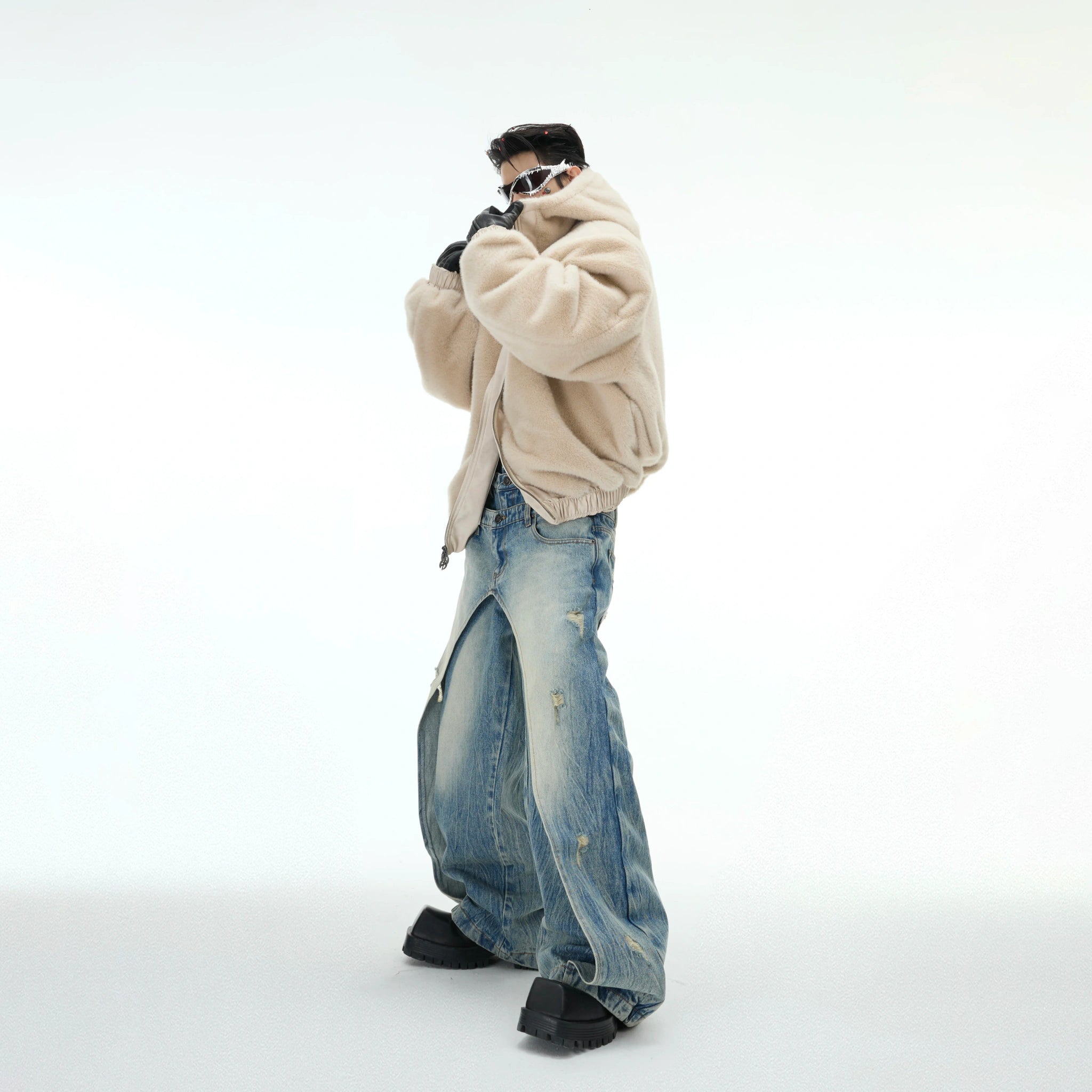 Reversible Hooded Padded Jacket | Relaxed Fit - main image 2