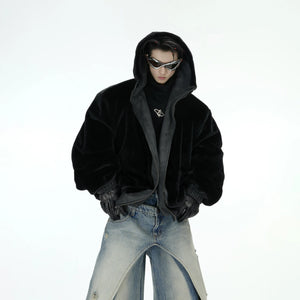 Reversible Hooded Padded Jacket | Relaxed Fit - main image 3