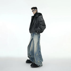 Reversible Hooded Padded Jacket | Relaxed Fit - main image 4