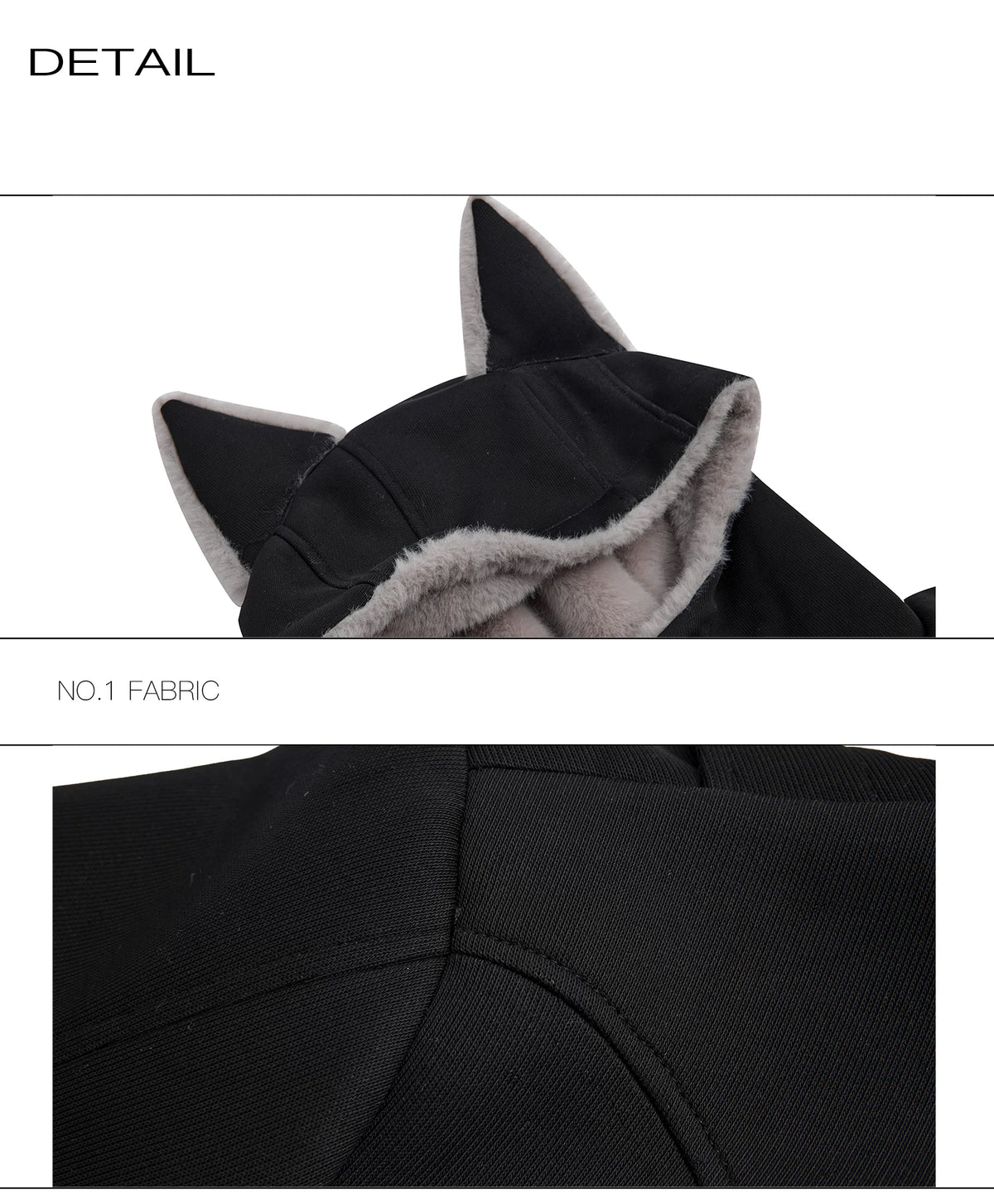 Reversible Hooded Quilted Jacket | Plush Cotton Blend - description image 24