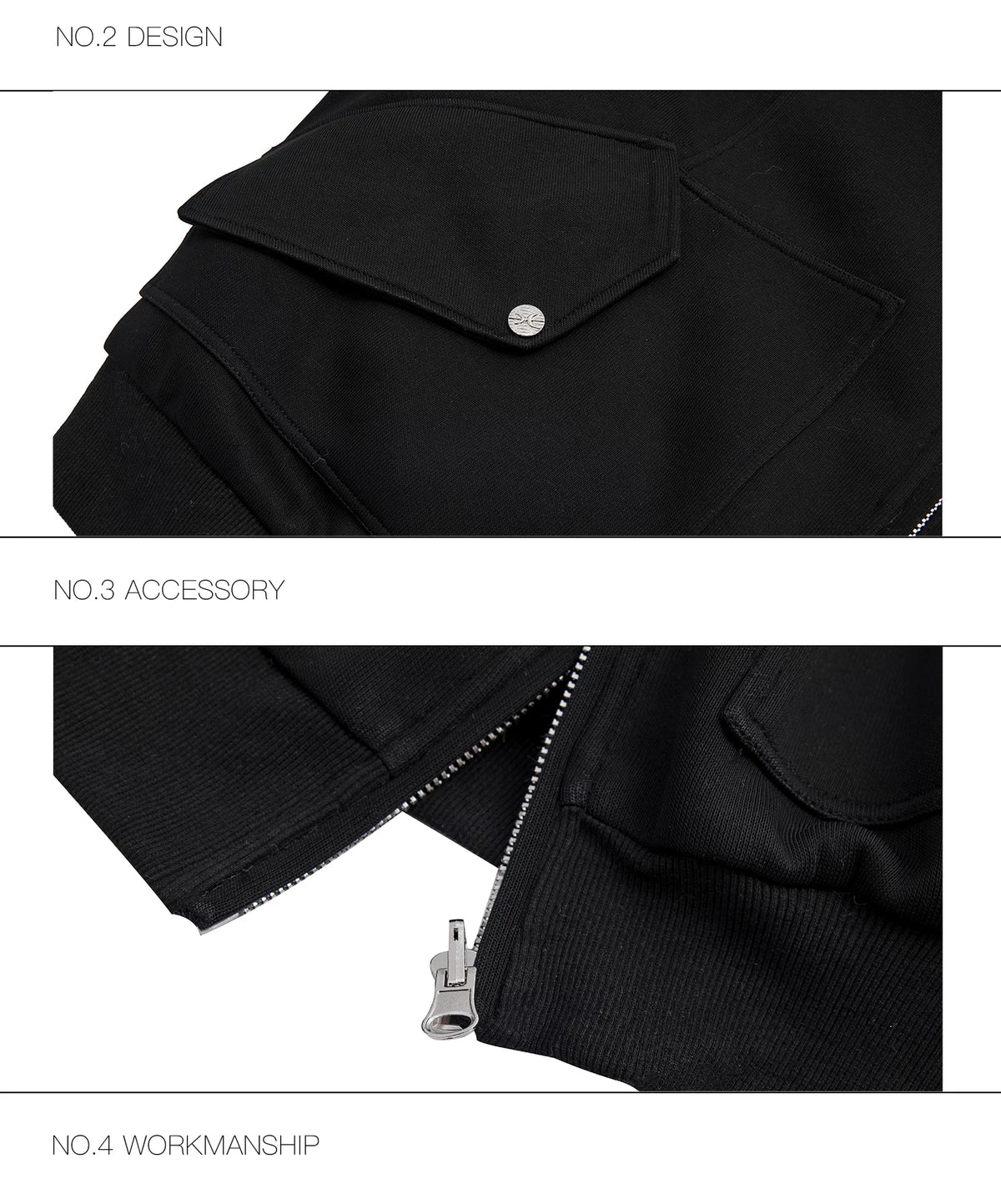 Reversible Hooded Quilted Jacket | Plush Cotton Blend - description image 25