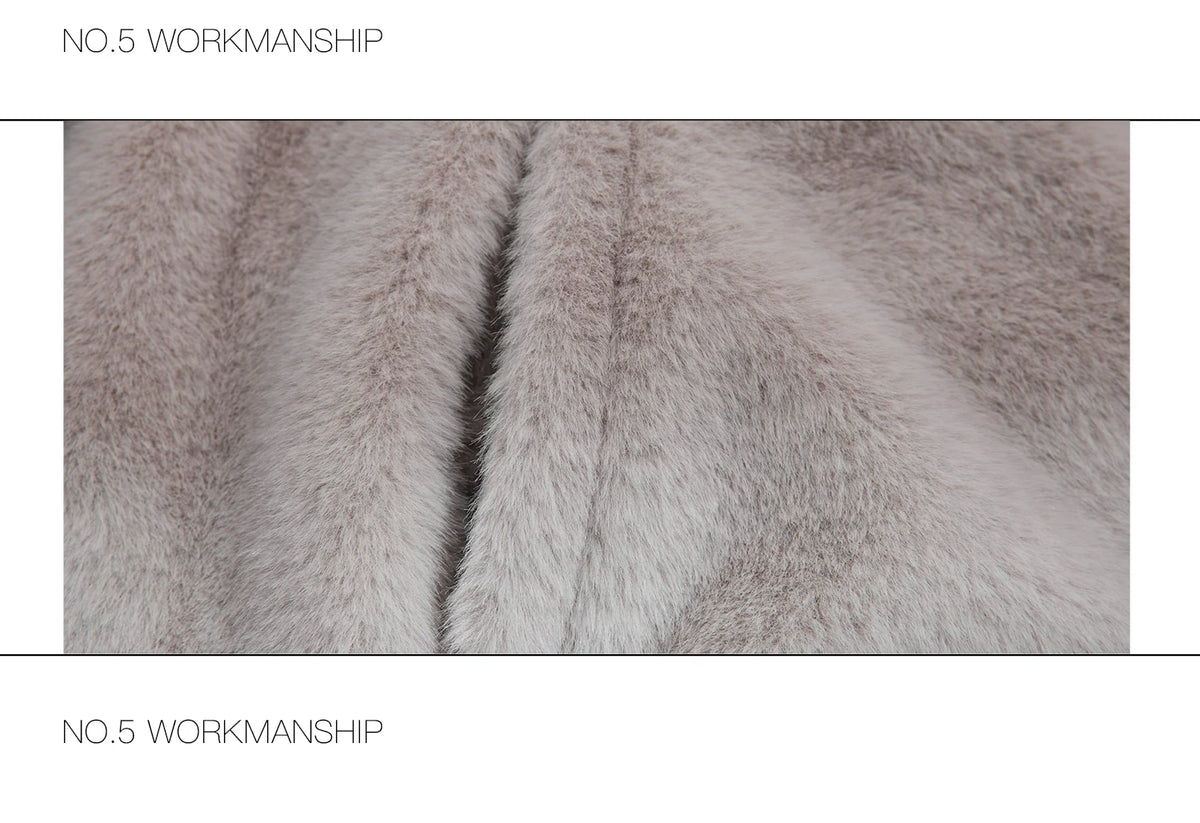 Reversible Hooded Quilted Jacket | Plush Cotton Blend - description image 27
